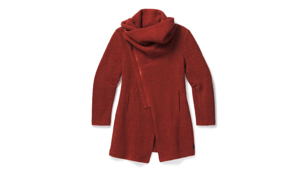 Smartwool Anchor Line Sherpa Asym Coat - Womens, Masala, Large, SW016257D42-L