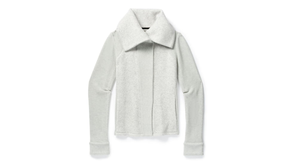 Smartwool Anchor Line Sherpa Jacket - Womens, Ash Heather, Extra Large, SW016401047-XL