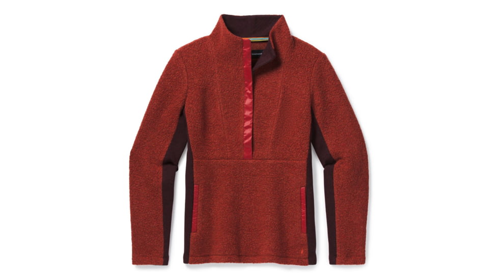 Smartwool Anchor Line Sherpa Pullover - Womens, Masala, Extra Small, SW016400D42-XS