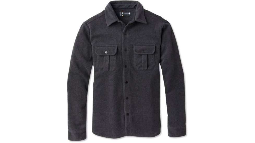 Smartwool Anchor Line Shirt Jacket - Mens, Charcoal Heather, Small, SW000122010-S