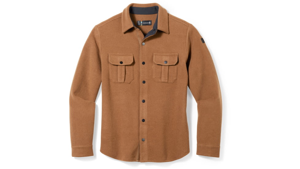 Smartwool Anchor Line Shirt Jacket - Mens, H58 Whiskey, Medium, SW000122H58M