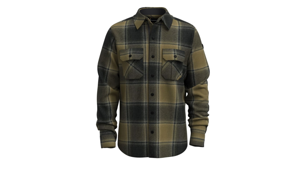 Smartwool Anchor Line Shirt Jacket - Mens, Winter Moss Plaid, Small, SW000122P26S