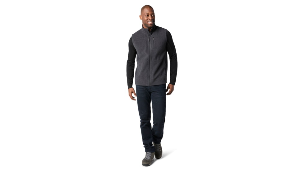 Smartwool Anchor Line Vest - Mens, Charcoal Heather, Large, SW016316010-L