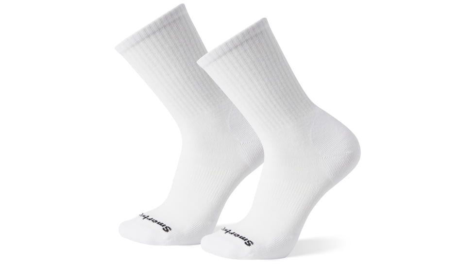 Smartwool Athletic Light Elite Crew 2 Pack Sock - Mens, White, Small, SW000682122S