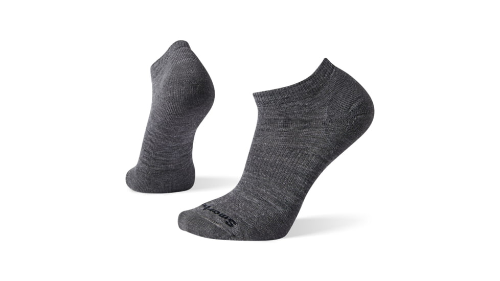 Smartwool Athletic Light Elite Micro Socks, Medium Gray, Medium, SW004097052-M