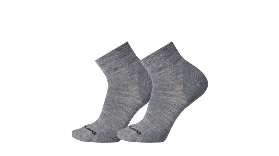 Smartwool Athletic Targeted Cushion Ankle 2 Pack Socks - Mens, Medium Gray, Large, SW001747052L