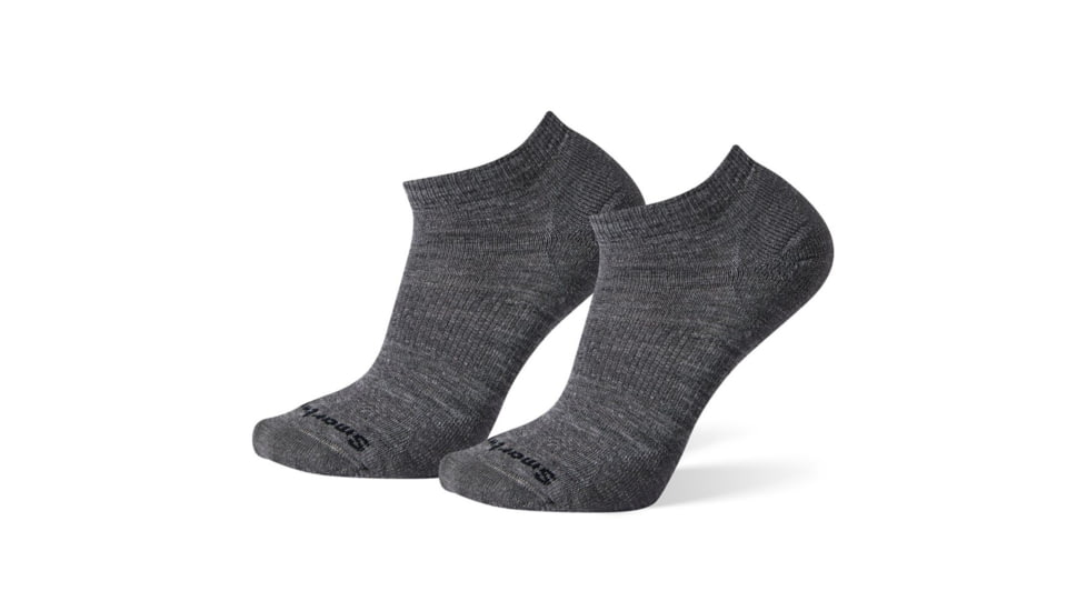 Smartwool Athletic Targeted Cushion Low Ankle 2 Pack Socks - Mens, Medium Gray, Large, SW001746052L