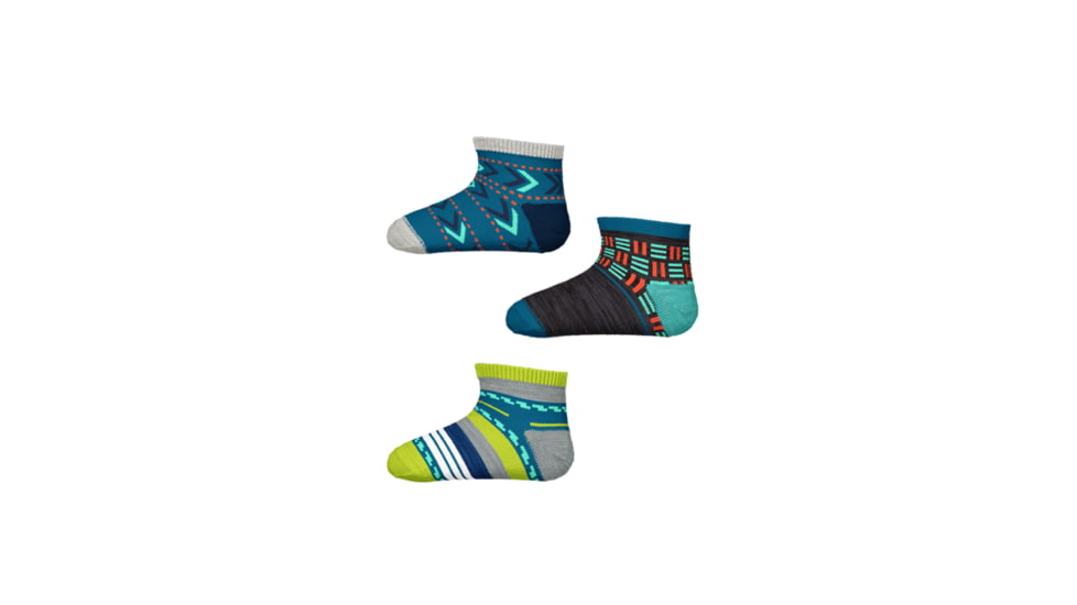 Smartwool Baby Bootie Batch Socks - Kids, Ocean Abyss, 12M, SW003908E21-12M