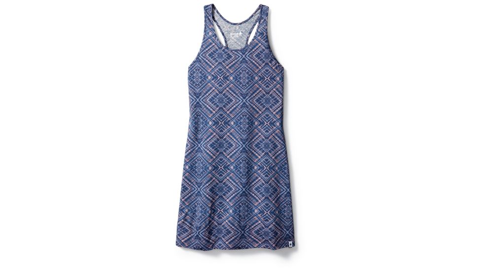 Smartwool Basic Merino 150 Pattern Dress Womens, Dark Blue Steel, L, SW000239292-L