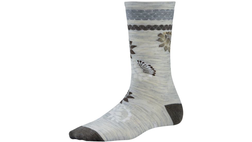 Smartwool Blossom Bitty Sock - Women's-Ash Heather-Large
