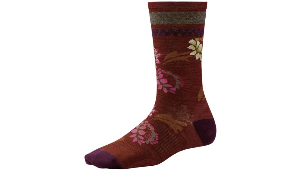 Blossom Bitty Sock - Womens-Cinnamon Heather-Small