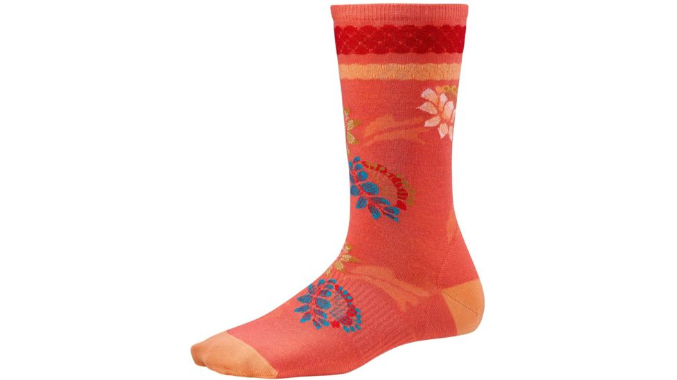 Blossom Bitty Sock - Womens-Poppy-Large