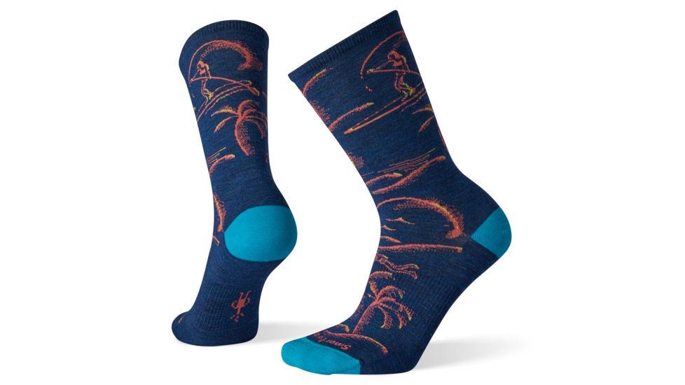 Smartwool Board Life Crew Socks - Womens, Alpine Blue, Large, SW004013B25-L