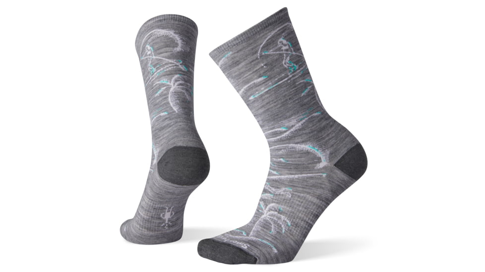 Smartwool Board Life Crew Socks - Womens, Light Gray, Large, SW004013039-L