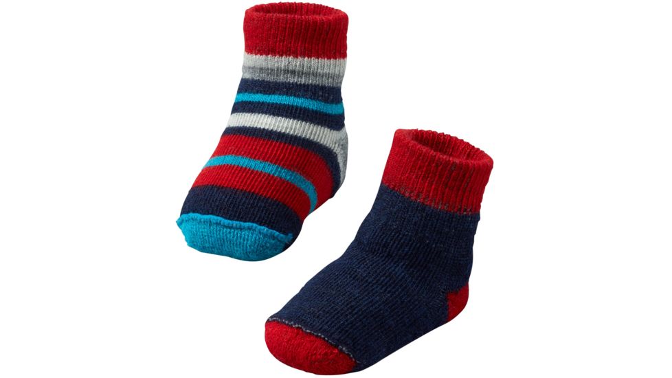 Smartwool Bootie Batch Sock - Baby-Deep Navy Heather-12M