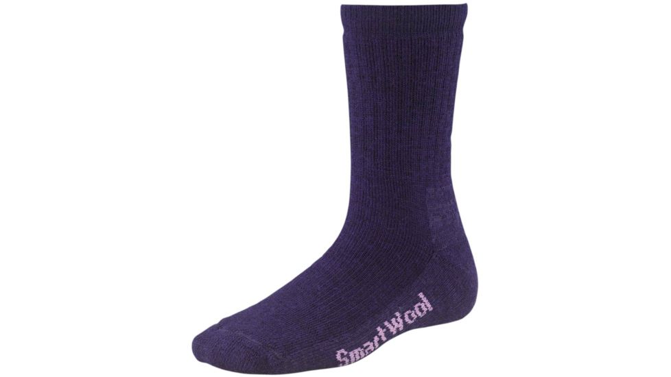 Smartwool Brilliant Hike Medium Crew Sock - Women's-Imperial Purple-Small