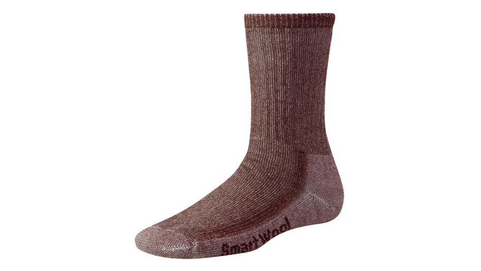 Smartwool Brilliant Hike Medium Crew Sock - Women's-Maroon-Medium