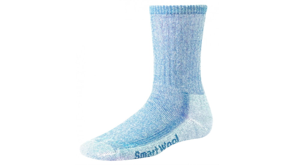 Smartwool Brilliant Hike Medium Crew Sock - Womens-Bright Blue-Large