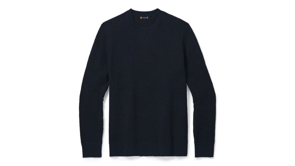 Smartwool Brookline Crew Sweater - Mens, Deep Navy Heather, Large, SW016322108-L
