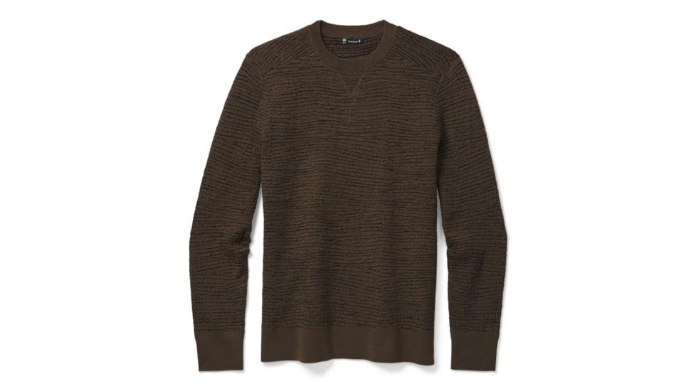 Smartwool Brookline Crew Sweater - Mens, Military Olive Heather, Extra Large, SW016322D12-XL