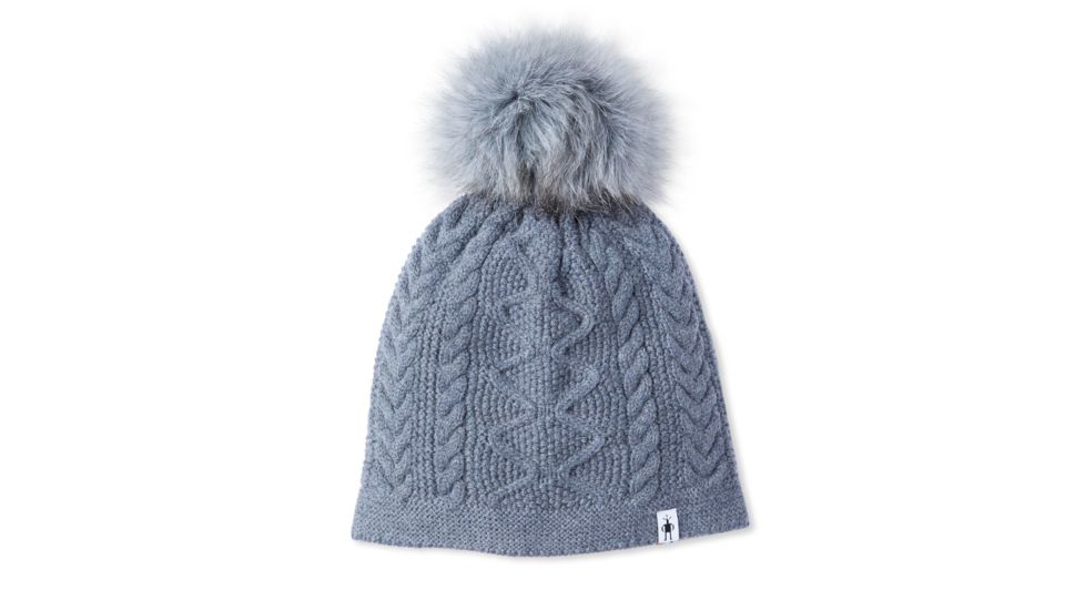 Smartwool Bunny Slope Beanie, Medium Gray Heather, One Size, SW000436084-1FM