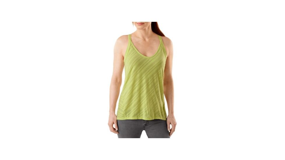 Smartwool Burnout Tank - Womens, Citron, Medium, SW0SF156758M