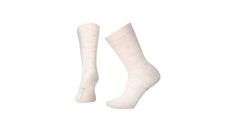 Smartwool Cable II Sock - Women's, Moonbeam Heather, Medium SW0SW672A10-M