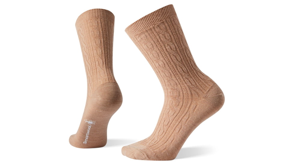 Smartwool Cable II Socks - Womens, Camel, Medium, SW0SW672D98-M