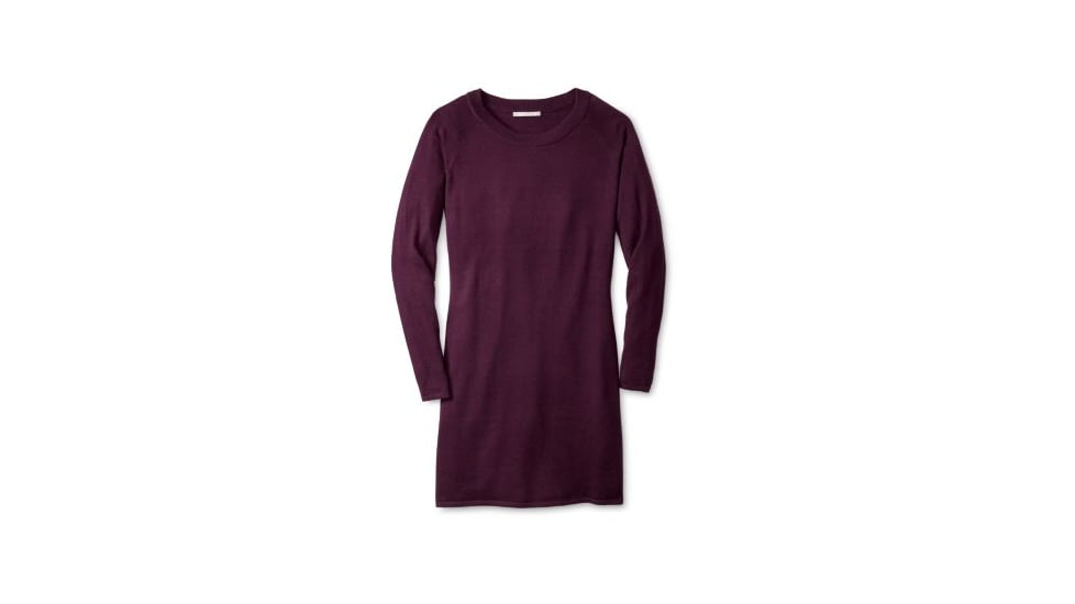 Smartwool Camp House Solid Dress - Womens, Aubergine Heather, Extra Small, SW000179765XS