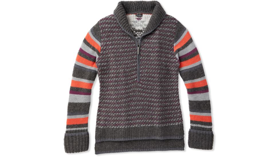 Smartwool CHUP Potlach 1/2 Zip Sweater - Womens, Medium Gray Heather, Medium, SW019275084-M