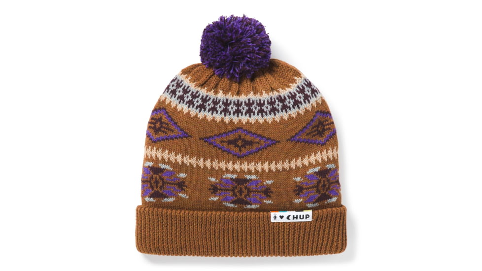 Smartwool CHUP Qoa Pom Beanie, Monument Orange, One Size, SW018074E16-1FM