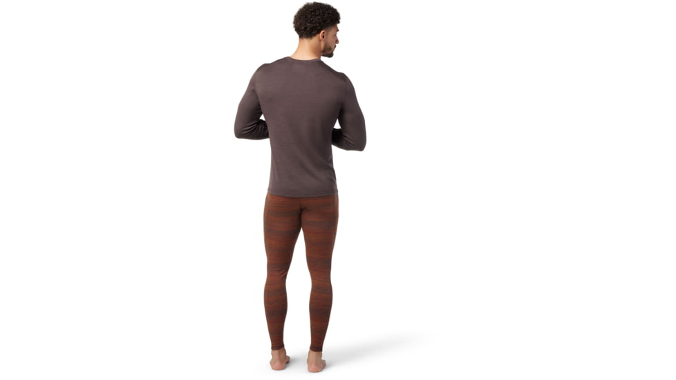 Smartwool Classic Thermal Merino Base Layer Colorblock Crew - Mens, K49 Shale Heather, Small, SW016353K49S