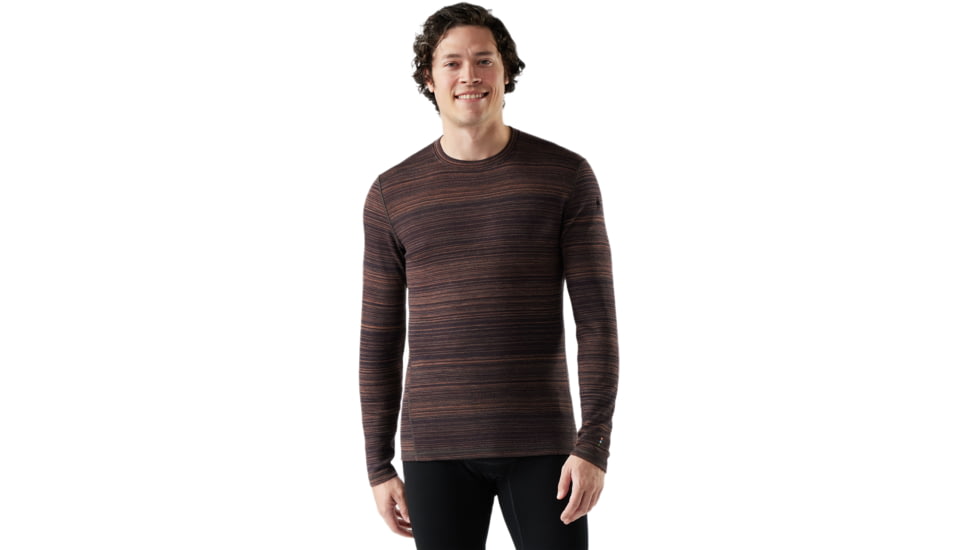 Smartwool Classic Thermal Merino Base Layer Crew - Mens, Mink Color Shift, Large, SW016349Q08100L000