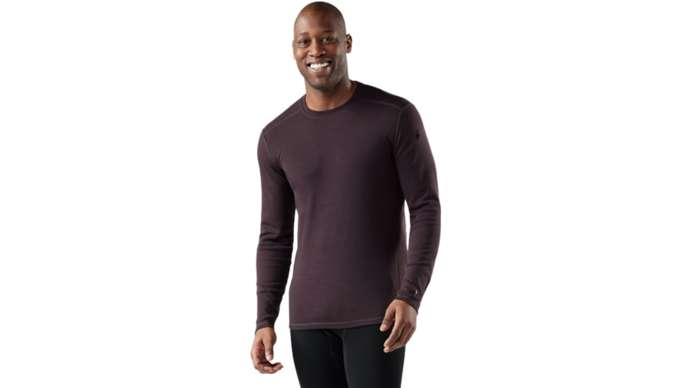 Smartwool Classic Thermal Merino Base Layer Crew - Mens, Mink Heather, Small, SW016349P85100S000