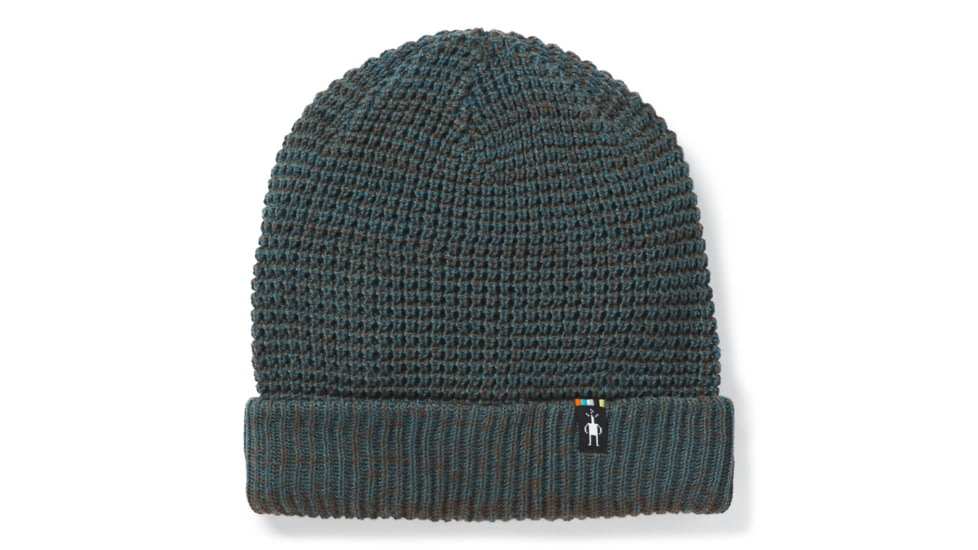 Smartwool Creek Run Beanie, Prussian Blue/Military Olive Marl, One Size, SW018064E88-1FM