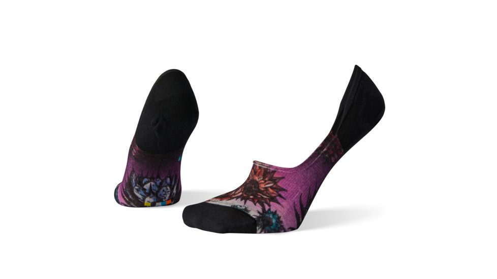 Smartwool Curated Cactus Crop No Show Socks - Womens, Multi Color, Medium, SW004049150-M