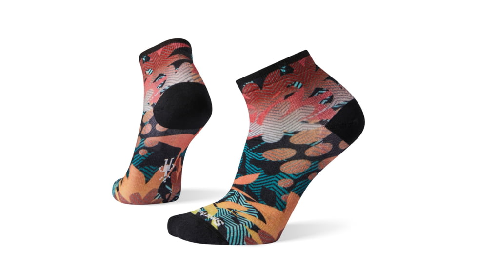 Smartwool Curated Floral Graphic Mini Boot Socks - Womens, Multi Color, Medium, SW004106150-M