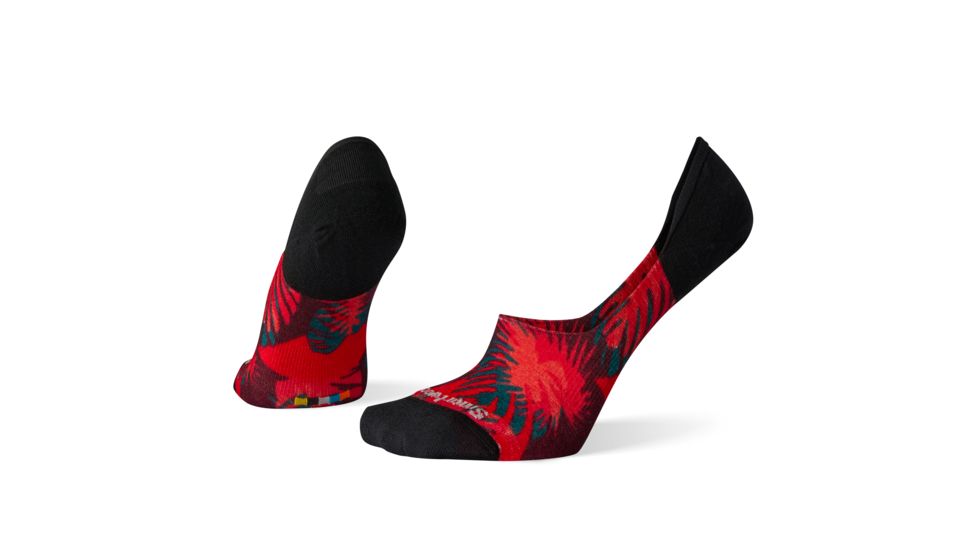 Smartwool Curated Hiros Hibiscus No Show Socks - Womens, Multi Color, Medium, SW004043150-M
