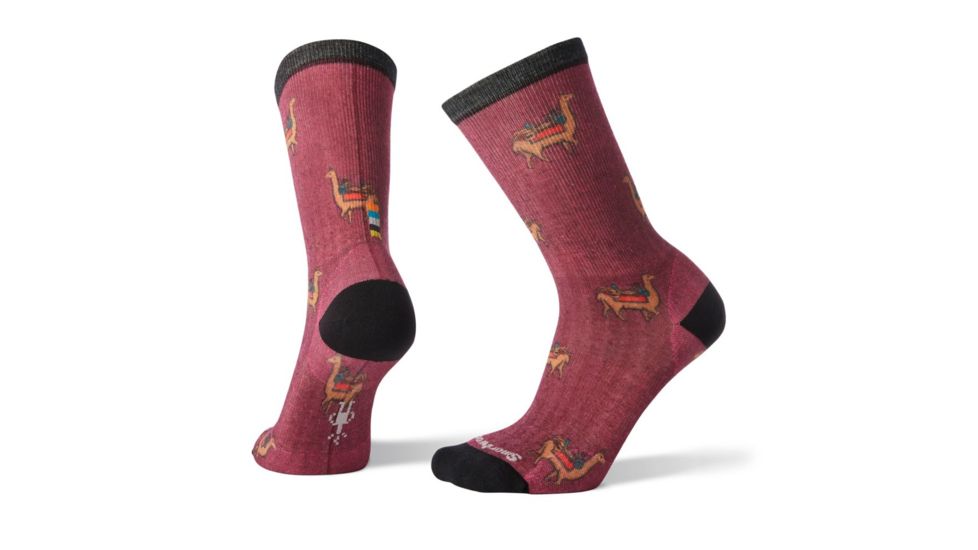 Smartwool Curated Llama Adventures Crew - Womens, Multi Color, Medium, SW010464150-M