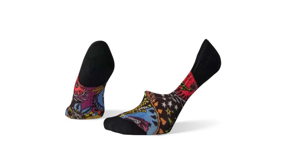 Smartwool Curated Paisley Pranks No Show Socks - Womens, Multi Color, Medium, SW004050150-M