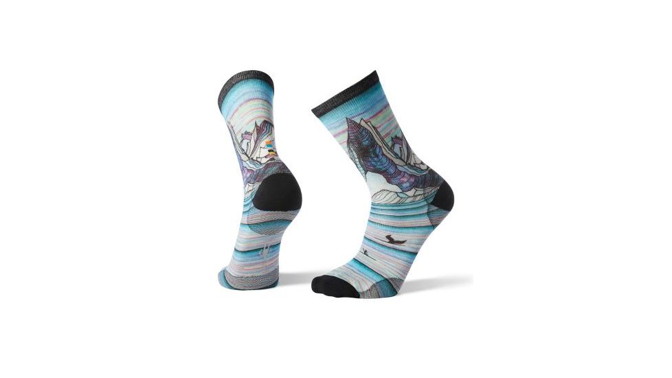 Smartwool Curated Surf Lineup Crew - Mens, Dark Blue Steel, Large, SW010472292-L