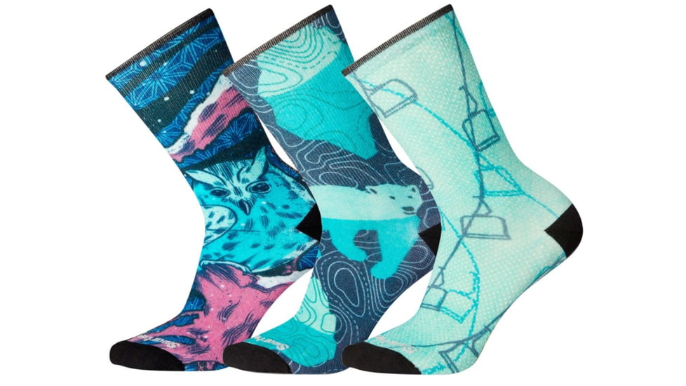Smartwool Curated Trio 1 Socks - Womens, Multi Color, Medium, SW009995150-M