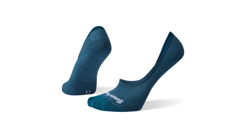 Smartwool Cushion Hide and Seek No Show Socks - Womens, Prussian Blue, Large, SW003849D17-L