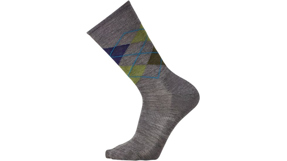 Smartwool Diamond Jim Casual Sock - Men's-Deep Navy/Med Gray-Large