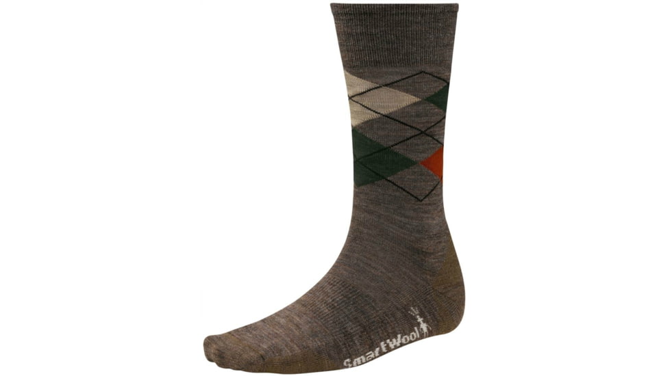 Smartwool Diamond Jim Casual Sock - Men's-Taupe-Large