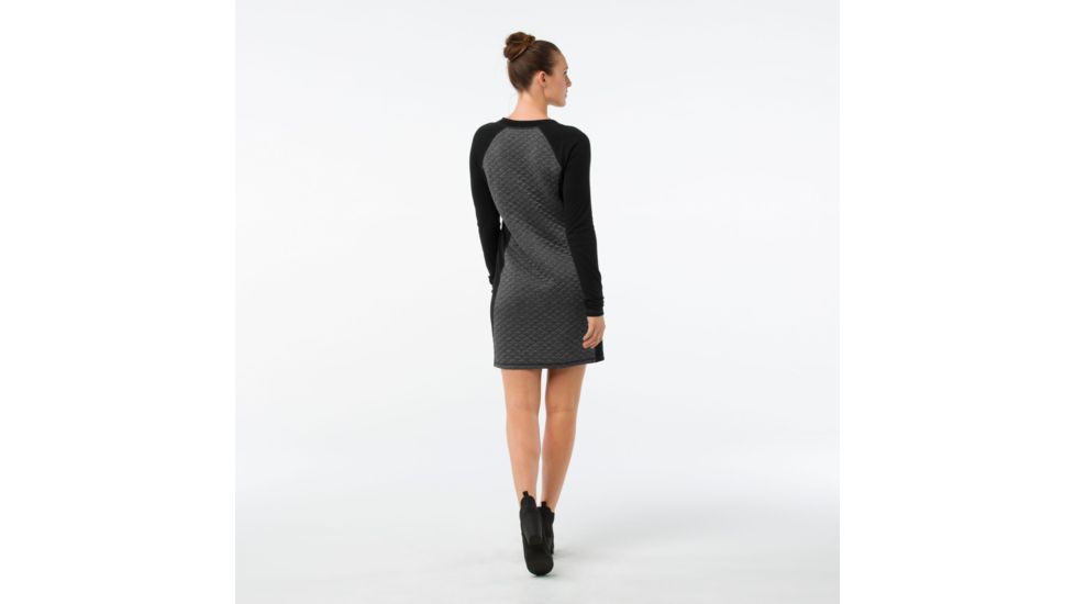 Smartwool Diamond Peak Quilted Dress - Womens, Black Heather, Extra Large, SW000325A52-XL
