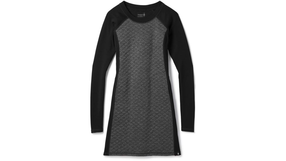 Smartwool Diamond Peak Quilted Dress - Womens, Black Heather, Extra Large, SW000325A52-XL