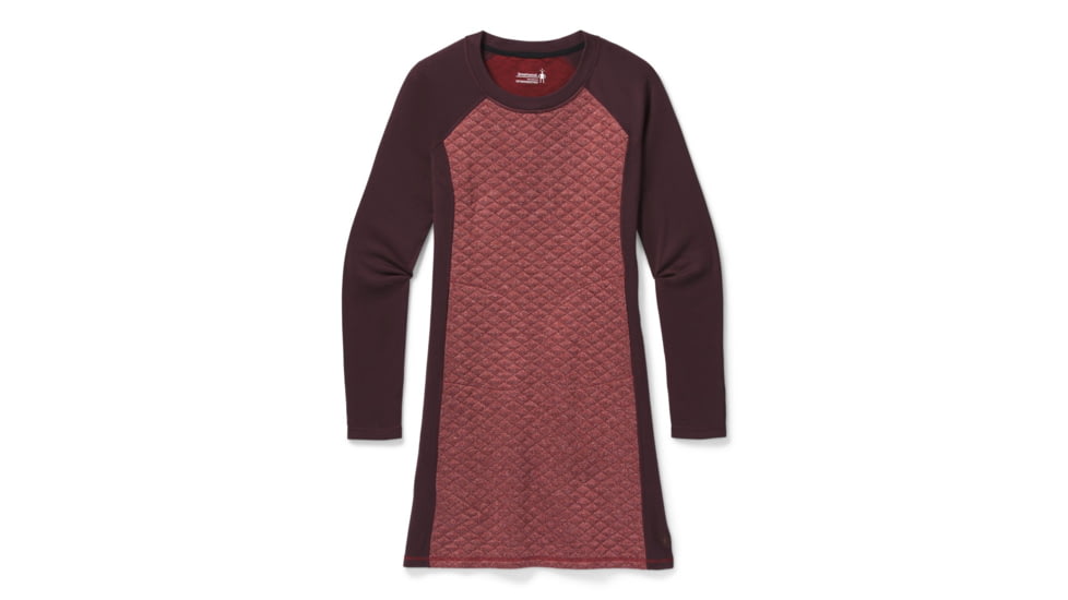 Smartwool Diamond Peak Quilted Dress - Womens, Woodsmoke Heather, Large, SW000325B85-L