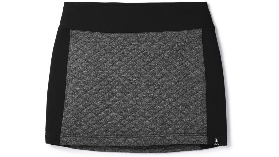 Smartwool Diamond Peak Quilted Skirt - Womens, Black Heather, Small, SW000336A52-S