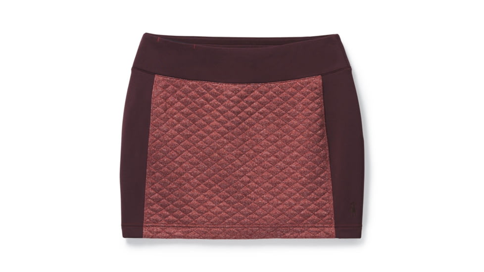 Smartwool Diamond Peak Quilted Skirt - Womens, Woodsmoke Heather, Extra Small, SW000336B85-XS